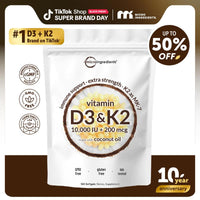 Vitamin D3 + K2 | Virgin Coconut Oil