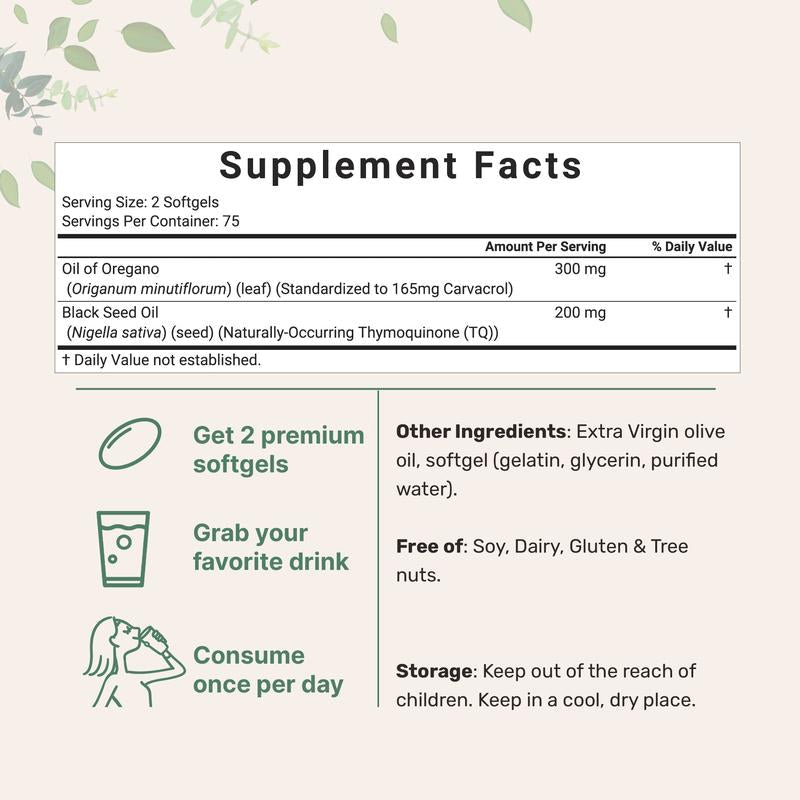 Oil of Oregano | Black Seed Oil