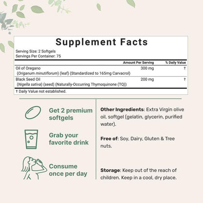 Oil of Oregano | Black Seed Oil